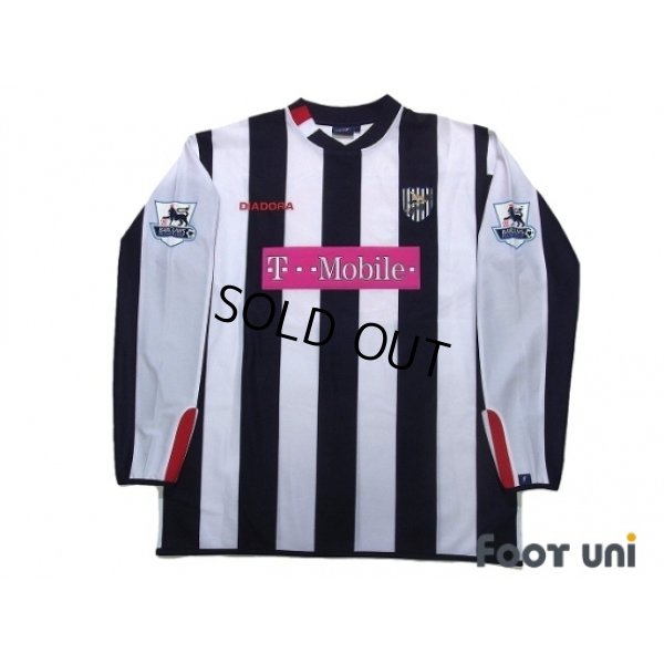 Photo1: West Bromwich Albion 2004-2005 Home Long Sleeve Shirt #33 Inamoto BARCLAYS PREMIERSHIP Patch/Badge