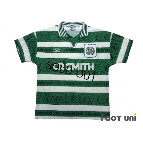 Photo1: Celtic 1995-1997 Home Shirt