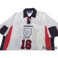 Photo3: England 1998 Home Shirt #16 Scholes