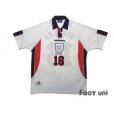 Photo1: England 1998 Home Shirt #16 Scholes (1)