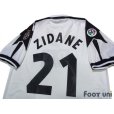 Photo4: Juventus 1998-1999 Away Shirt #21 Zidane Lega Calcio Patch/Badge