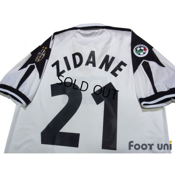Photo4: Juventus 1998-1999 Away Shirt #21 Zidane Lega Calcio Patch/Badge