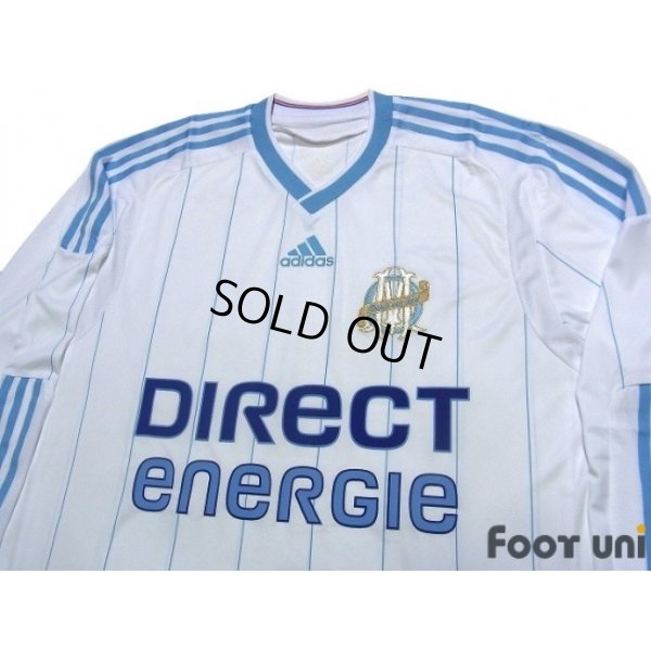 Photo3: Olympique Marseille 2009-2010 Home Authentic Long Sleeve Shirt w/tags
