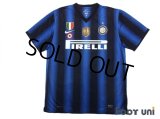 Inter Milan 2010-2011 Home Shirt #55 Nagatomo Scudetto Patch/Badge w/tags