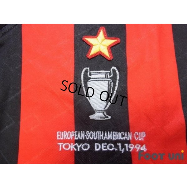 Photo7: AC Milan 1994 Home Long Sleeve Shirt