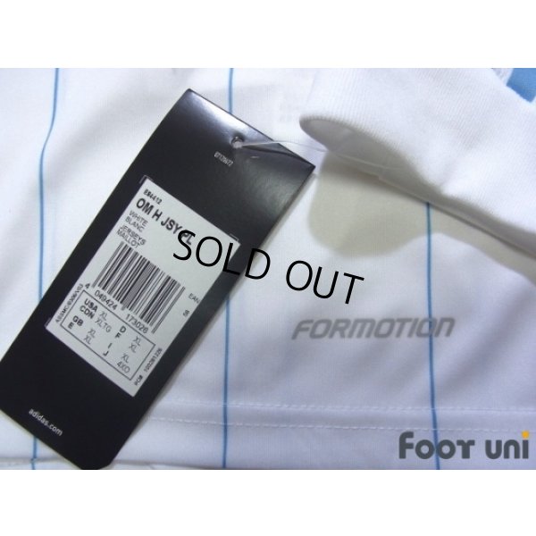 Photo7: Olympique Marseille 2009-2010 Home Authentic Long Sleeve Shirt w/tags