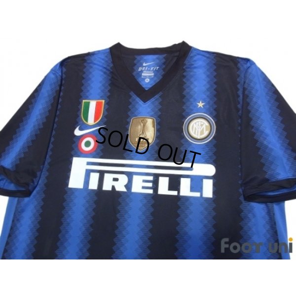 Photo3: Inter Milan 2010-2011 Home Shirt #55 Nagatomo Scudetto Patch/Badge w/tags