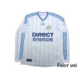 Photo1: Olympique Marseille 2009-2010 Home Authentic Long Sleeve Shirt w/tags (1)