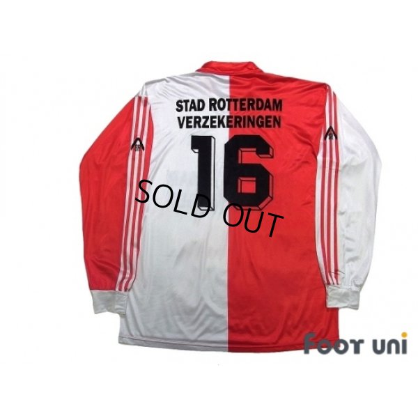 Photo2: Feyenoord 1993-1994 Home Long Sleeve Shirt #16