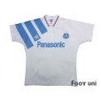 Photo1: Olympique Marseille 1991-1992 Home Shirt (1)