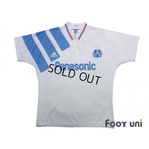 Photo1: Olympique Marseille 1991-1992 Home Shirt