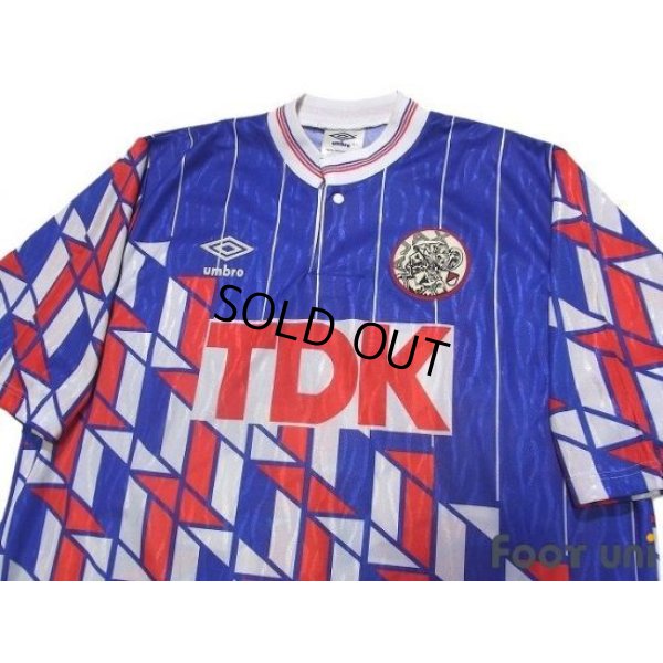 Photo3: Ajax 1989-1990 Away Shirt