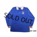 Italy 1995 Home Player Long Sleeve Shirt #9