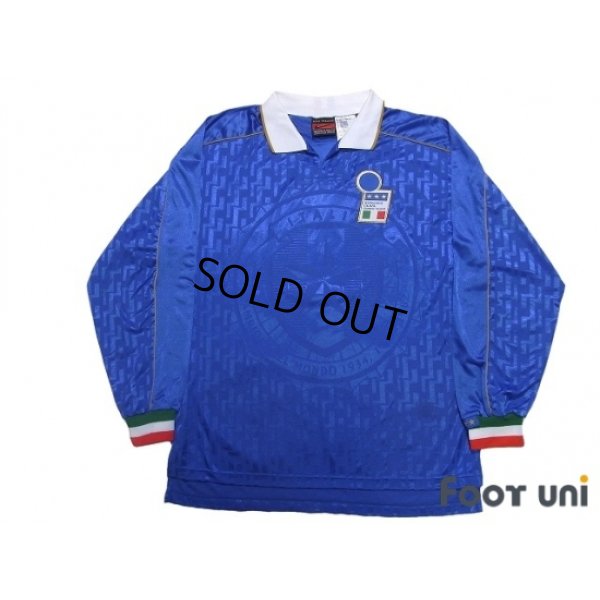 Photo1: Italy 1995 Home Player Long Sleeve Shirt #9