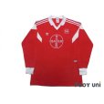 Photo1: Leverkusen 1987-1988 Home Long Sleeve Shirt (1)