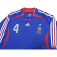 Photo3: France 2006 Home Long Sleeve Shirt #4 Vieira