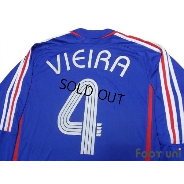 Photo4: France 2006 Home Long Sleeve Shirt #4 Vieira