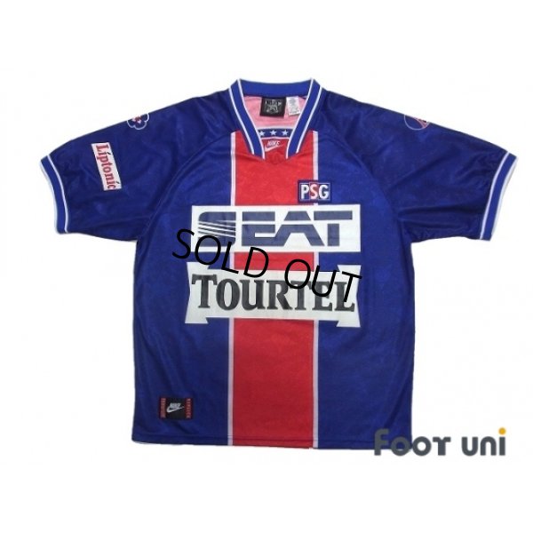 Photo1: Paris Saint Germain 1994-1995 Home Shirt