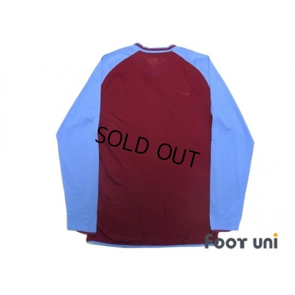 Photo2: Aston Villa 2008-2009 Home Authentic Long Sleeve Shirt