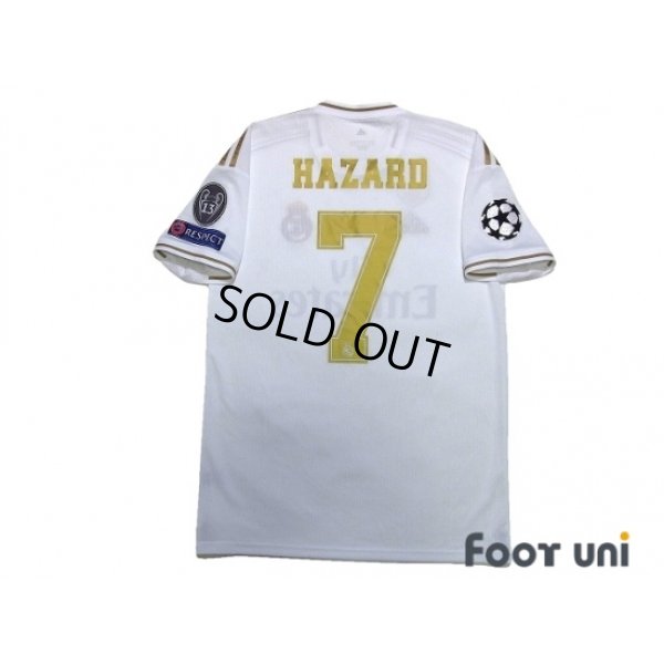 Photo2: Real Madrid 2019-2020 Home Shirts and shorts Set #7 Hazard Champions League Patch/Badge