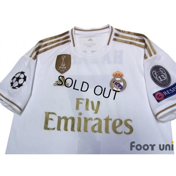 Photo3: Real Madrid 2019-2020 Home Shirts and shorts Set #7 Hazard Champions League Patch/Badge