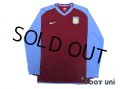 Aston Villa 2008-2009 Home Authentic Long Sleeve Shirt