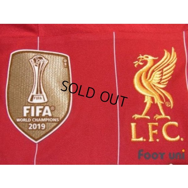 Photo6: Liverpool 2019-2020 Home Long Sleeve Shirt #4 Virgil van Dijk Premier League Patch/Badge
