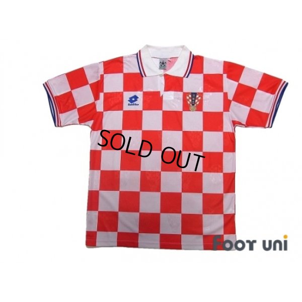 Photo1: Croatia Euro 1996 Home Shirt