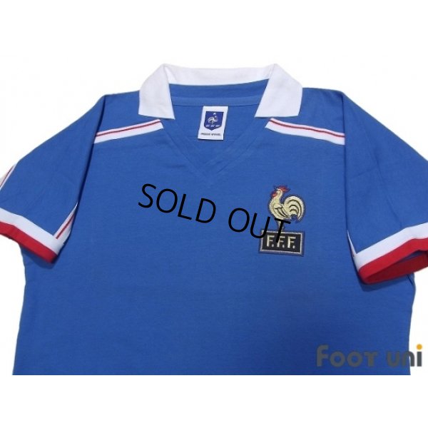 Photo3: France 1986 Home Reprint Shirt #10