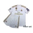 Photo1: Real Madrid 2019-2020 Home Shirts and shorts Set #7 Hazard Champions League Patch/Badge (1)