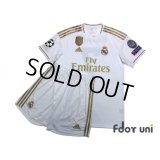 Real Madrid 2019-2020 Home Shirts and shorts Set #7 Hazard Champions League Patch/Badge