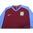 Photo3: Aston Villa 2008-2009 Home Authentic Long Sleeve Shirt