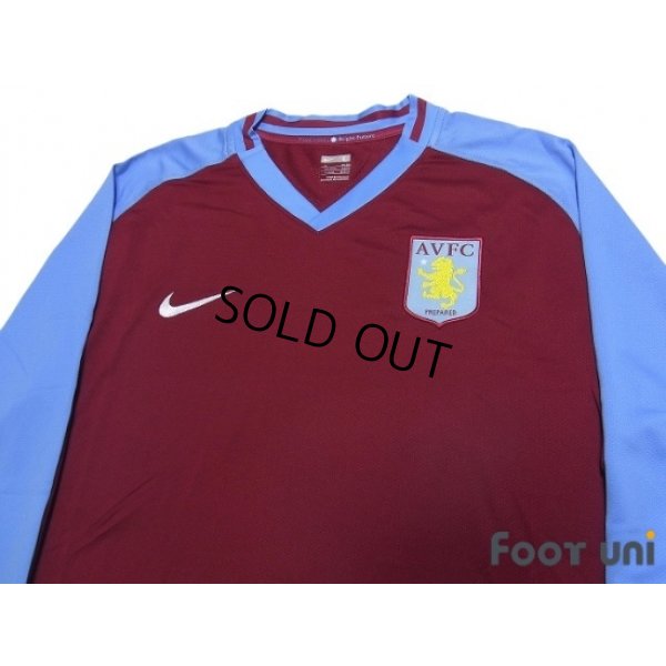 Photo3: Aston Villa 2008-2009 Home Authentic Long Sleeve Shirt