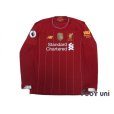 Photo1: Liverpool 2019-2020 Home Long Sleeve Shirt #4 Virgil van Dijk Premier League Patch/Badge (1)