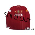 Liverpool 2019-2020 Home Long Sleeve Shirt #4 Virgil van Dijk Premier League Patch/Badge