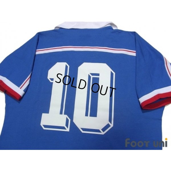 Photo4: France 1986 Home Reprint Shirt #10