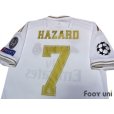 Photo4: Real Madrid 2019-2020 Home Shirts and shorts Set #7 Hazard Champions League Patch/Badge