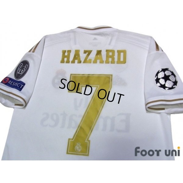 Photo4: Real Madrid 2019-2020 Home Shirts and shorts Set #7 Hazard Champions League Patch/Badge