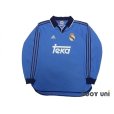Photo1: Real Madrid 1999-2001 Away Authentic Long Sleeve Shirt (1)
