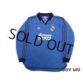 Real Madrid 1999-2001 Away Authentic Long Sleeve Shirt