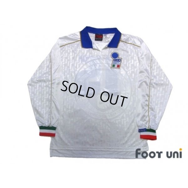 Photo1: Italy 1995 Away Player Long Sleeve Shirt #15