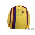 Photo1: FC Barcelona 1982-1987 Away Long Sleeve Shirt #19 (1)