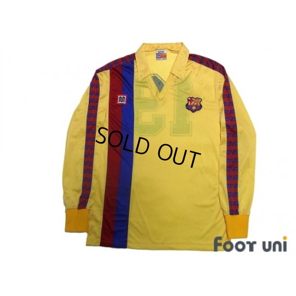 Photo1: FC Barcelona 1982-1987 Away Long Sleeve Shirt #19