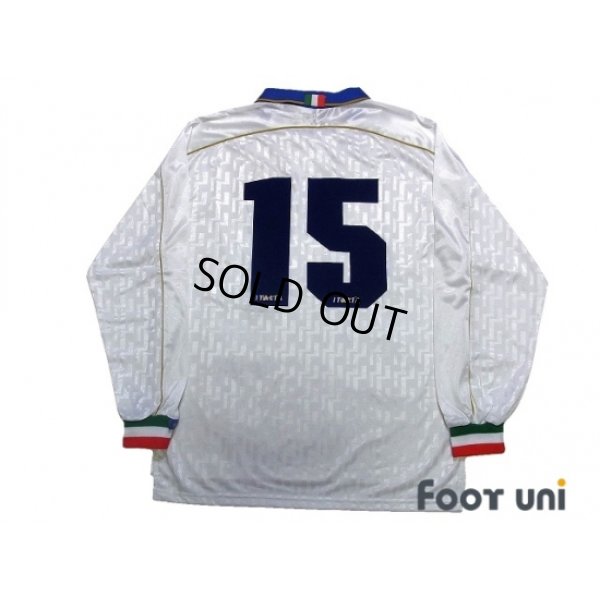 Photo2: Italy 1995 Away Player Long Sleeve Shirt #15