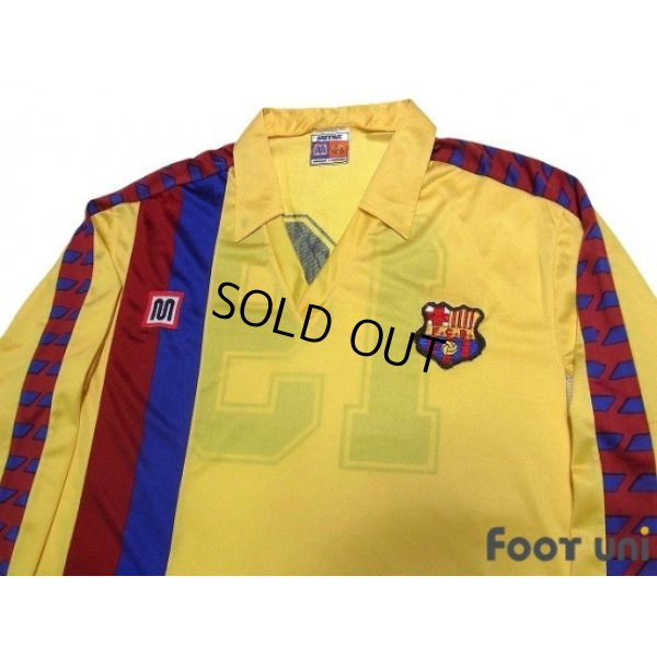 Photo3: FC Barcelona 1982-1987 Away Long Sleeve Shirt #19