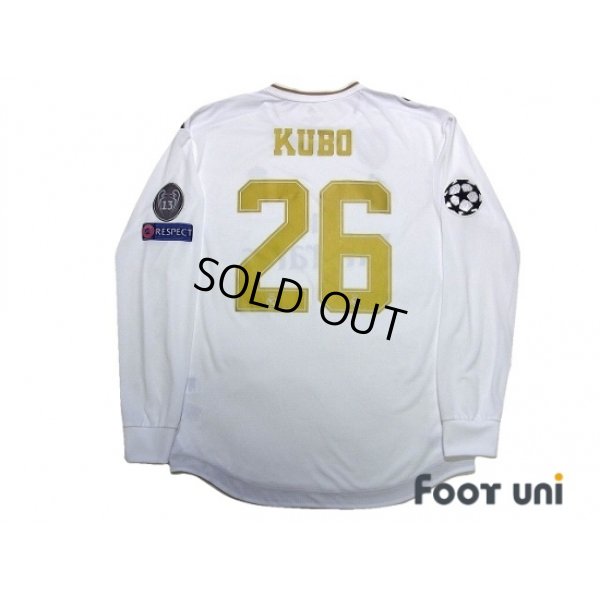 Photo2: Real Madrid 2019-2020 Home Authentic Shirts and shorts Set #26 Kubo Champions League Patch/Badge