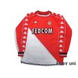 Photo1: AS Monaco 1999-2000 Home Long Sleeve Shirt #11 Simone (1)