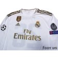 Photo3: Real Madrid 2019-2020 Home Authentic Shirts and shorts Set #26 Kubo Champions League Patch/Badge