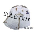 Real Madrid 2019-2020 Home Authentic Shirts and shorts Set #26 Kubo Champions League Patch/Badge