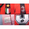 Photo6: AC Milan 1996-1997 Home Shirt #9 George Weah Scudetto Patch/Badge
